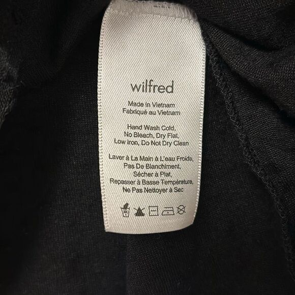 Wilfred black long sleeve top size medium - Picture 6 of 8